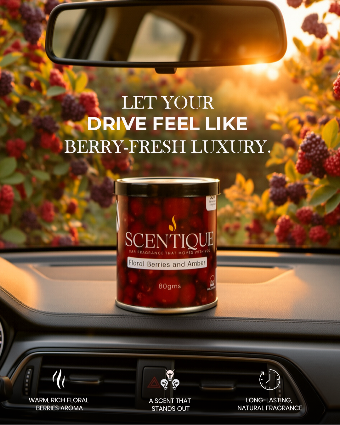 Floral Barries and Amber