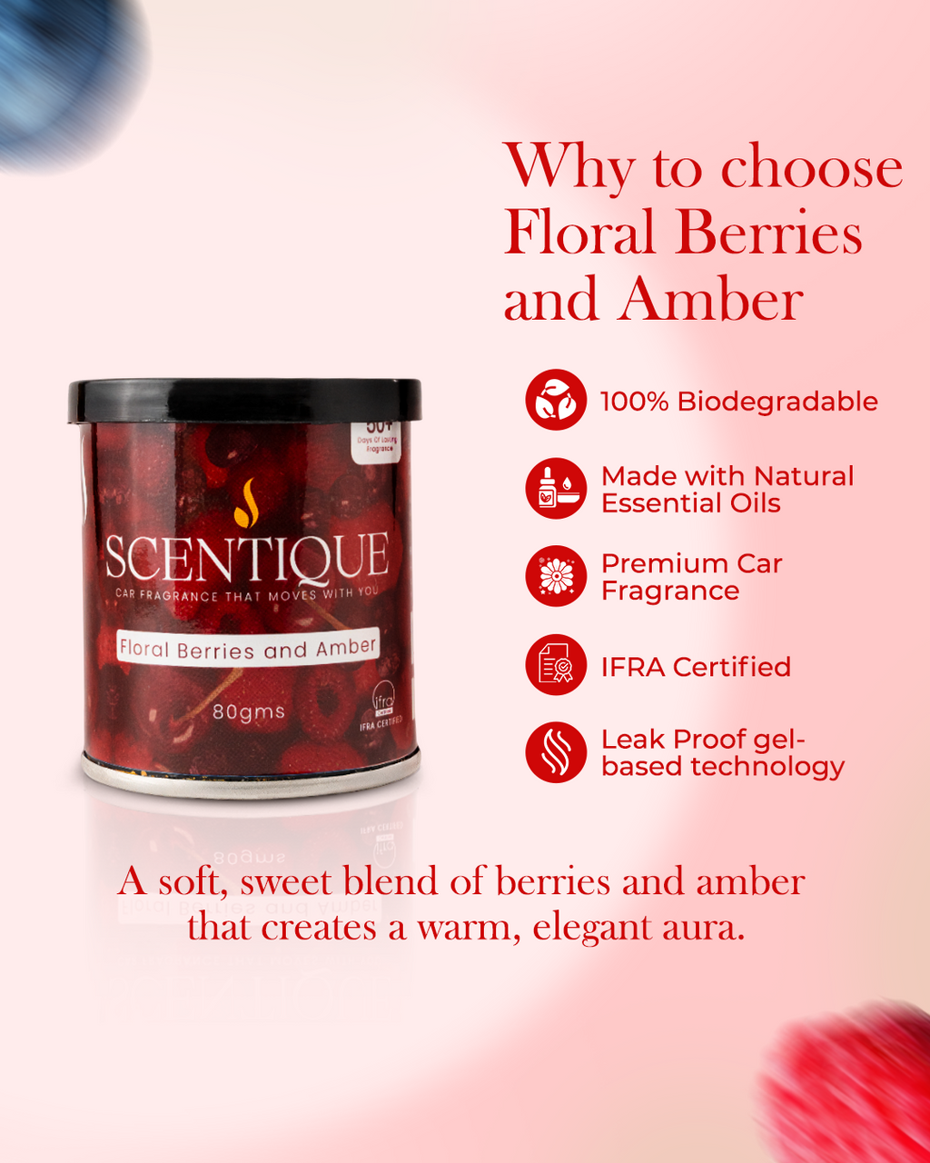 Floral Barries and Amber