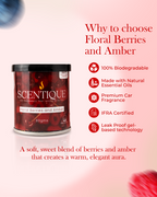 Floral Barries and Amber